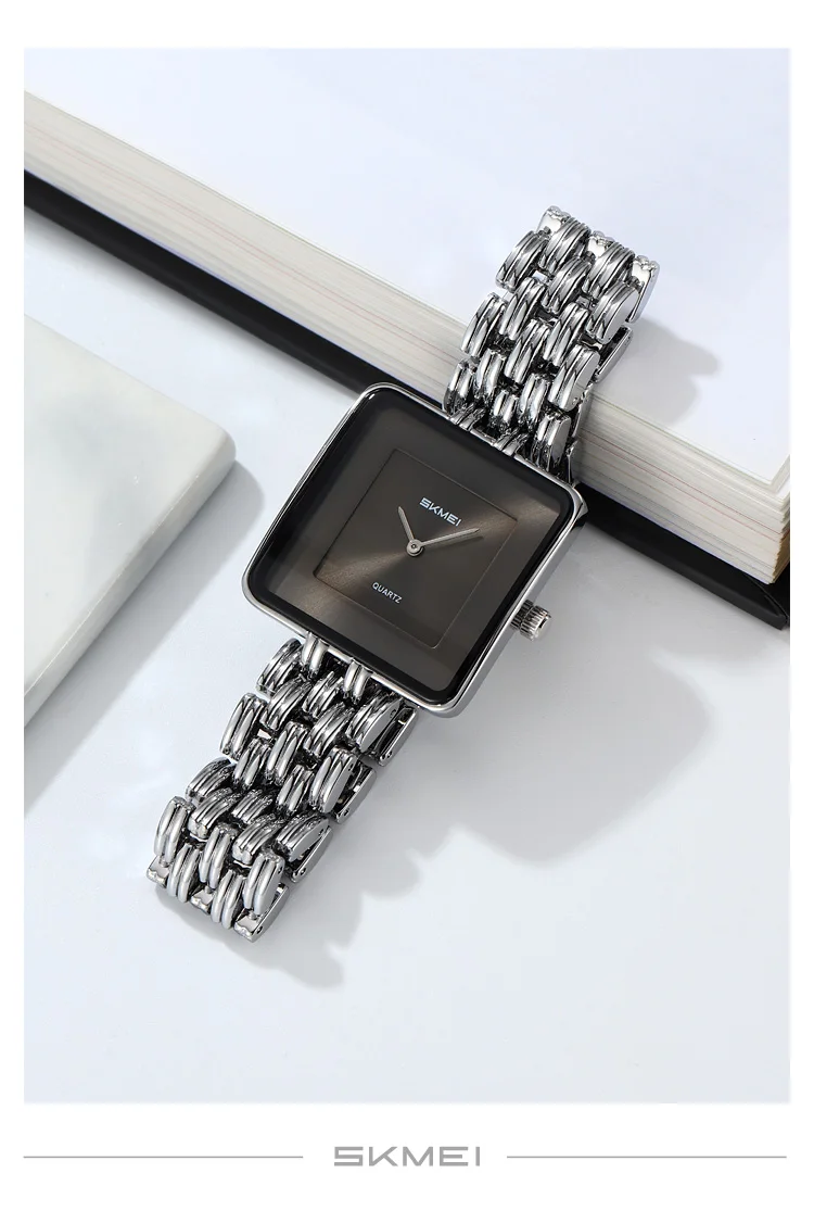 SKMEI Creative Lady Quartz Wristwatches Simple Elegant Sweet Watches For Women Fashion 3Bar Waterproof Female Watch Reloj Mujer