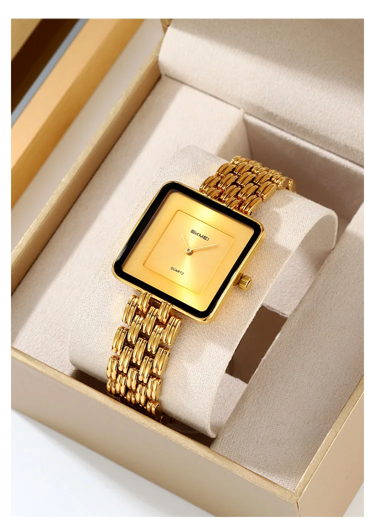 SKMEI Creative Lady Quartz Wristwatches Simple Elegant Sweet Watches For Women Fashion 3Bar Waterproof Female Watch Reloj Mujer