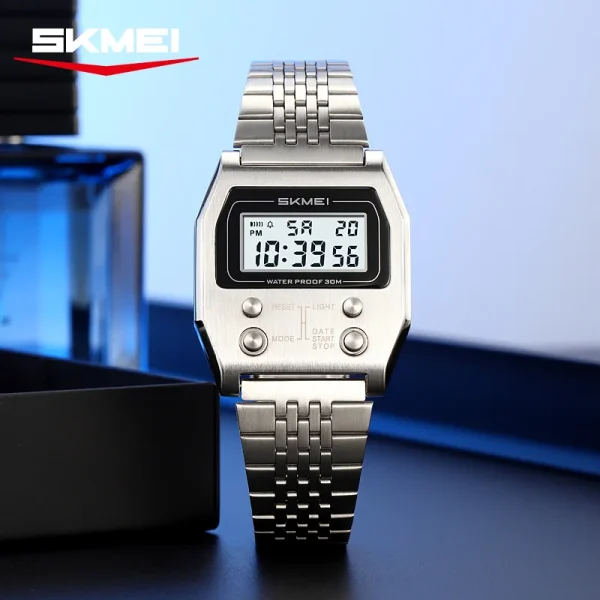 Skmei 2460 Multifunction Digital Sports Watch with Stopwatch and Countdown Timer for Men and Women (30M Waterproof)