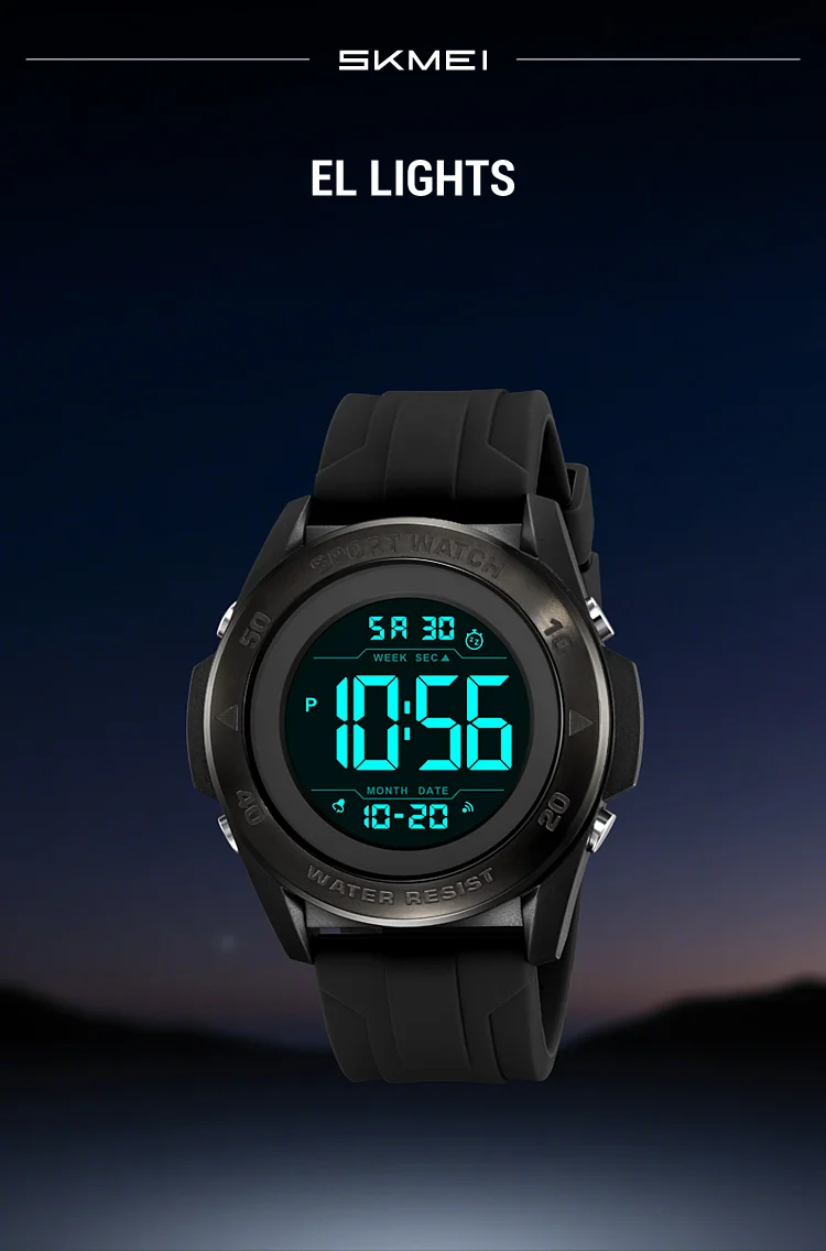 SKMEI Creative Alarm Chrono Digital Watch Countdown Military Sports Wristwatch For Men Women Waterproof Date Electronics Watches