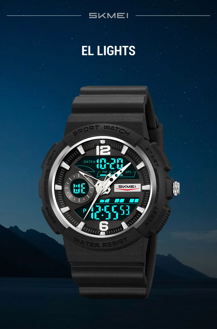 SKMEI Creative Fashion Digital Electronics Watch Sport LED Light Quartz Watches For Men Waterproof Alarm Wristwatch Reloj Hombre
