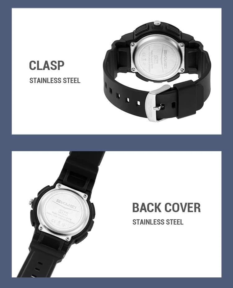SKMEI Creative Fashion Digital Electronics Watch Sport LED Light Quartz Watches For Men Waterproof Alarm Wristwatch Reloj Hombre