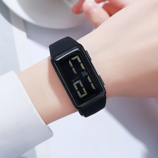 Skmei 1862 Multifunctional Digital Sports Watch with Back Light and Chronograph for Men Women (30M Waterproof) - Image 3