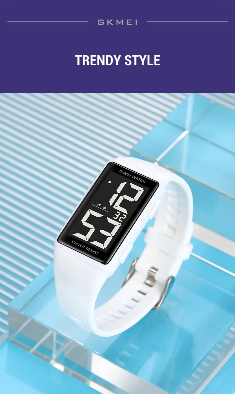 SKMEI Creative Back Light Display Digital Watches For Men Women Waterproof Electronics Wristwtatch Lady Chrono Watch reloj mujer