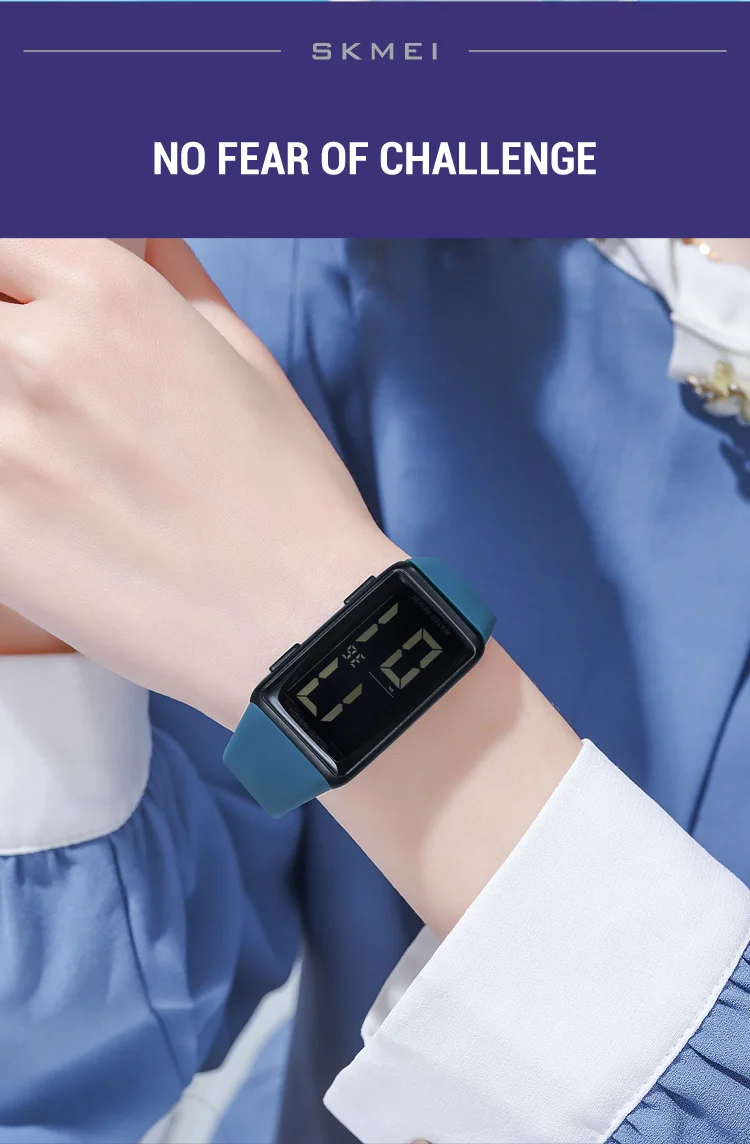 SKMEI Creative Back Light Display Digital Watches For Men Women Waterproof Electronics Wristwtatch Lady Chrono Watch reloj mujer