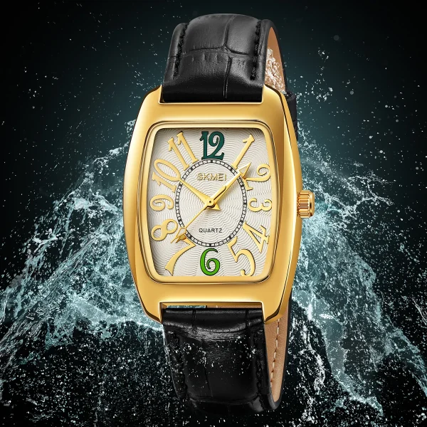 Skmei 2254 Minimalist Quartz Watch for Men and Women with Leather Strap (30M Waterproof) - Image 2
