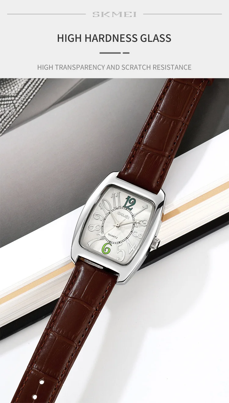 SKMEI Creative Quartz Movement Watches For Men Women Simple Wristwatch Fashion Design Waterproof Elegant Lady Watch Reloj Hombre