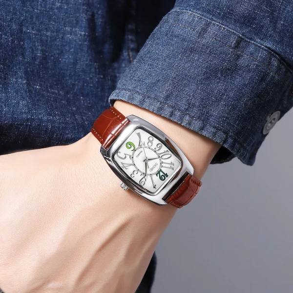 Skmei 2254 Minimalist Quartz Watch for Men and Women with Leather Strap (30M Waterproof) - Image 3