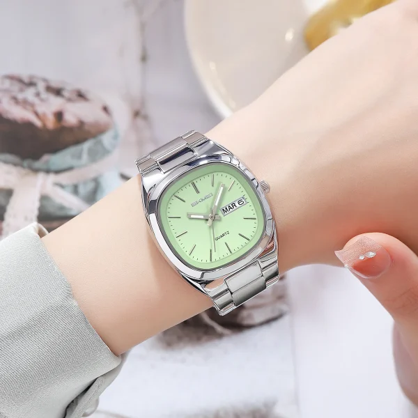 SKMEI 2420 Multifunctional Quartz Watch with Week and Date Display for Men Women (30M Waterproof) - Image 4
