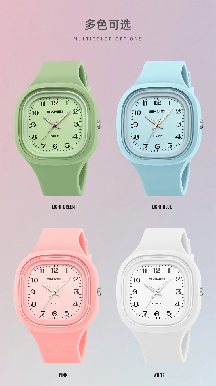SKMEI Creative Sports Shockproof Quartz Watch For Men Women Students Casual 5Bar Waterproof Electronics Wristwatch Reloj Hombre