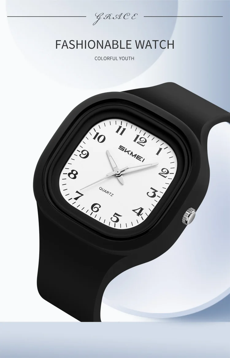 SKMEI Creative Sports Shockproof Quartz Watch For Men Women Students Casual 5Bar Waterproof Electronics Wristwatch Reloj Hombre