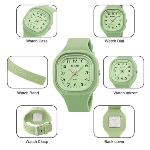 Skmei 2501 Creative Sports Shockproof Quartz Watch for Men Women Students (30M Waterproof) - Image 4