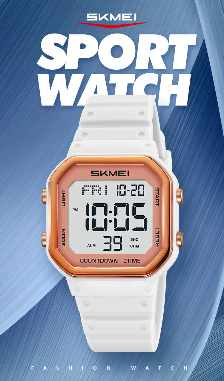 SKMEI Creative EL Light Waterproof Electronic Watches Sports Digital Wristwatch For Men Women Chrono Military Watch Reloj Hombre