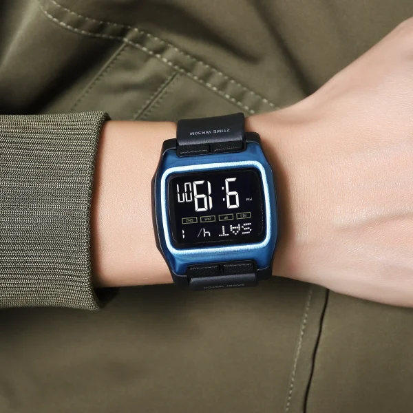 SKMEI 2193 Multifunction Digital Sports Watch with Dual Time and Countdown for Men Women (50M Waterproof) - Image 4