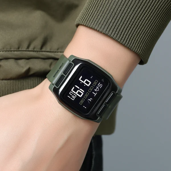 SKMEI 2193 Multifunction Digital Sports Watch with Dual Time and Countdown for Men Women (50M Waterproof) - Image 3
