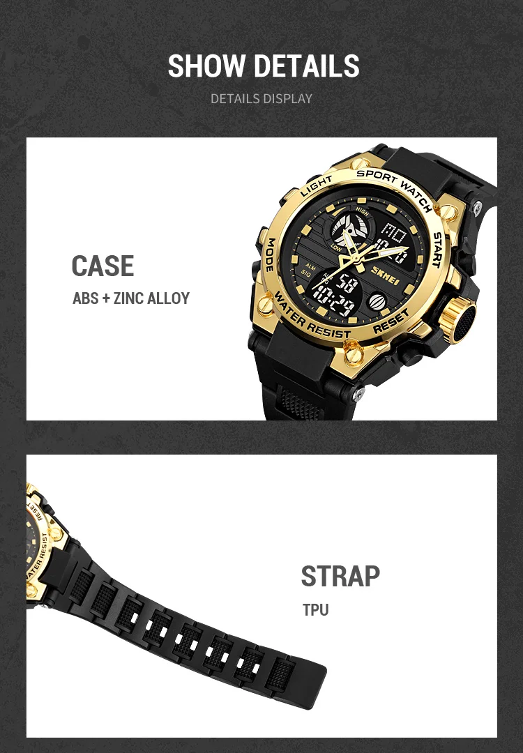 SKMEI Creative Dual Time Display Digital Electronics Watch Sports Watches For Men Women Fashion Waterproof Quartz Wristwatches