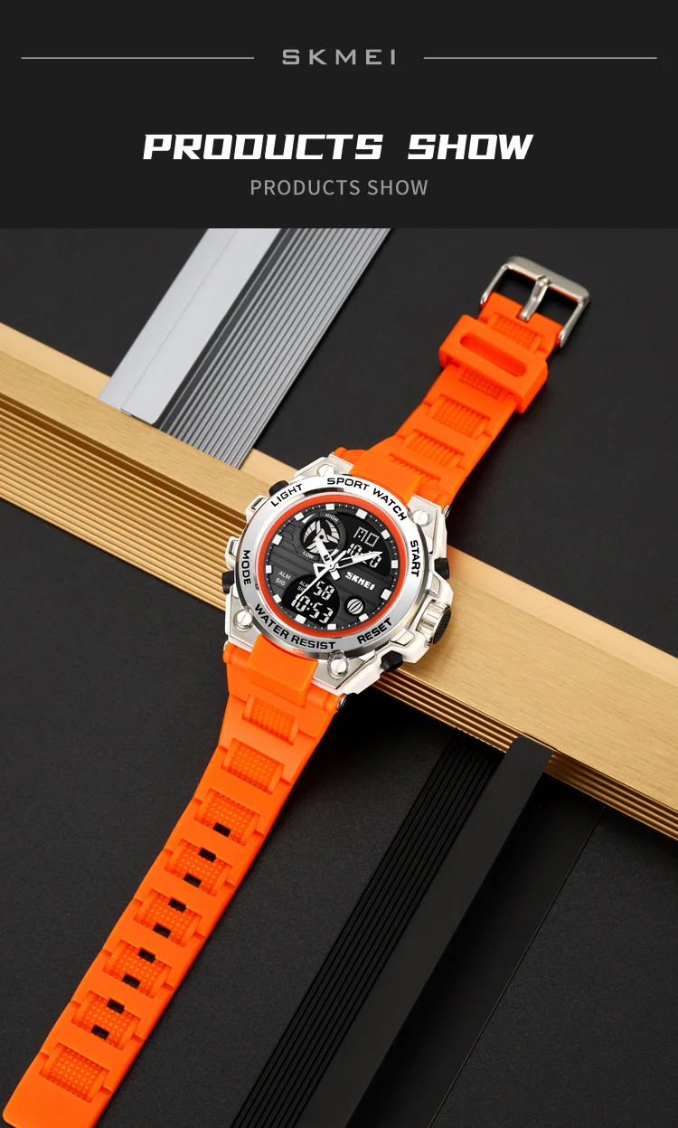 SKMEI Creative Dual Time Display Digital Electronics Watch Sports Watches For Men Women Fashion Waterproof Quartz Wristwatches