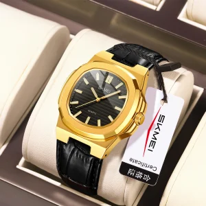 SKMEI 2512 Simple Fashion Business Quartz Watch for Men and Women (30M Waterproof)