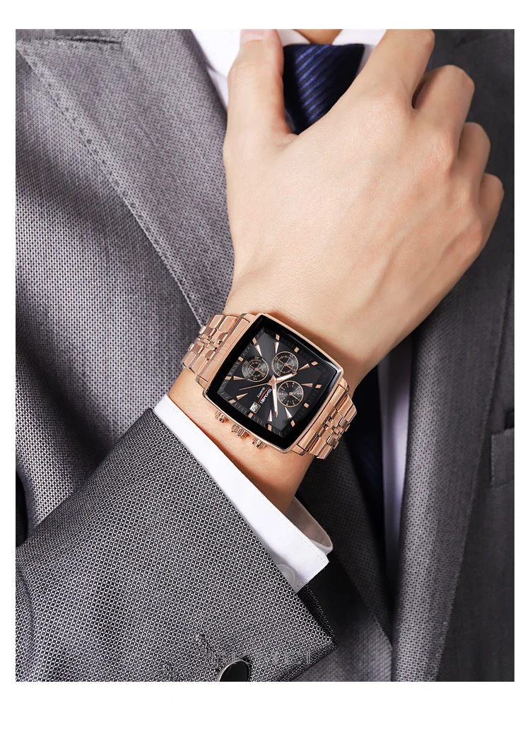SKMEI Stainless Steel Strip Quartz Watch For Men Women Business Wristwatch Fashion Waterproof Stopwatch Male Watch Reloj Hombre