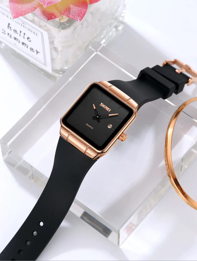 SKMEI Creative Fashion Elegant Quartz Watches For Women Casual Simple Luxury Wristwatch Waterproof Date Female Watch Reloj Mujer