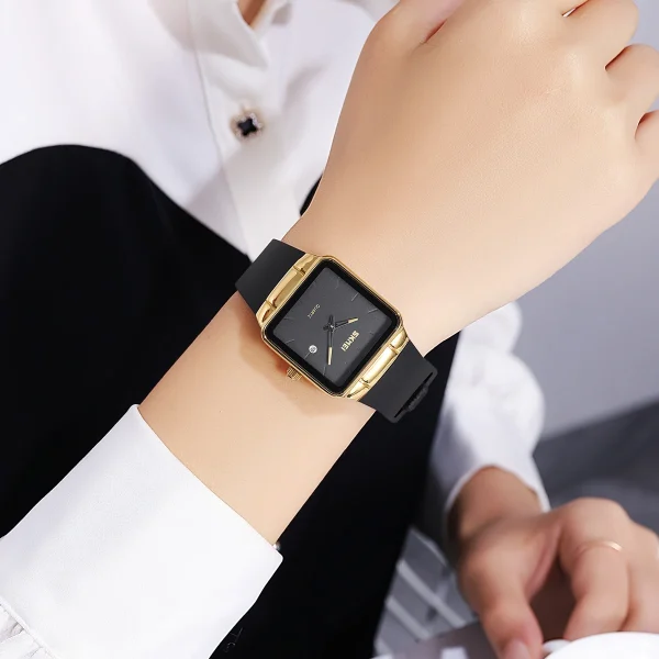 Skmei 2173 Elegant Quartz Dress Watch for Women with Date (30M Waterproof) - Image 3