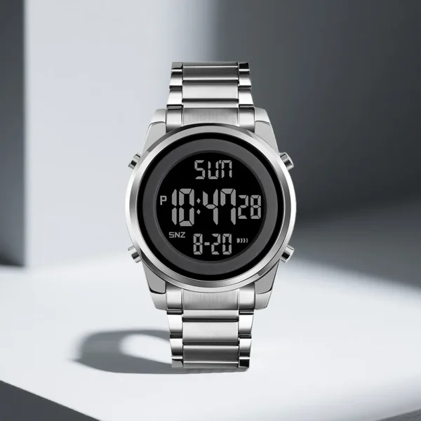 SKMEI 1611 Multifunction Digital Sports Watch with Chronograph and Countdown Timer (30M Waterproof)