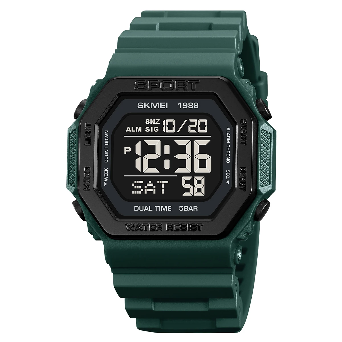 green black