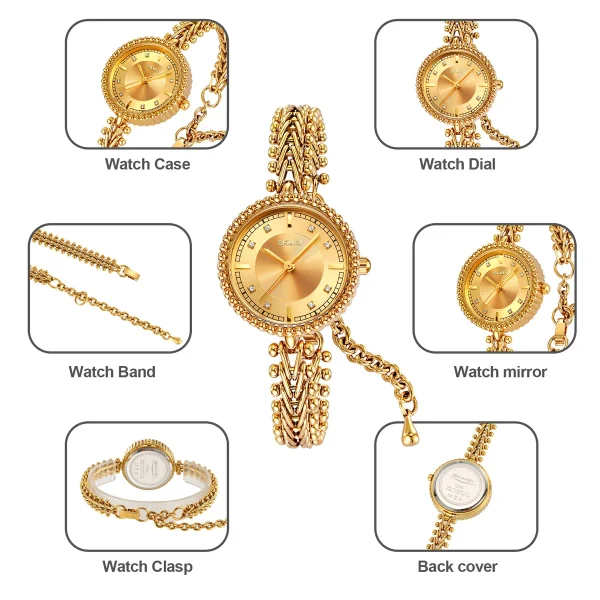 SKMEI 2548 Elegant Square Rhinestone Watch for Women (3Bar Waterproof) - Image 5