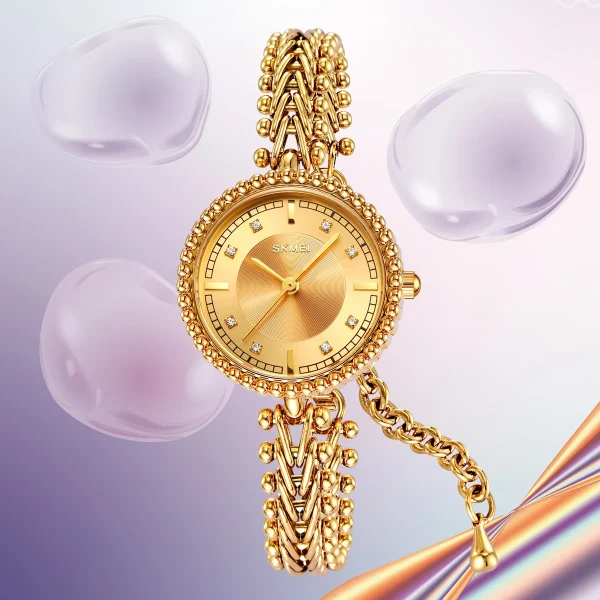 SKMEI 2548 Elegant Square Rhinestone Watch for Women (3Bar Waterproof) - Image 2