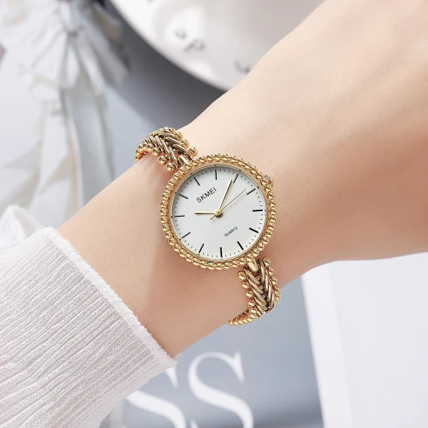SKMEI 2548 Elegant Square Rhinestone Watch for Women (3Bar Waterproof) - Image 3