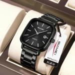 Skmei 2551 Stainless Steel Quartz Date Watch for Men and Women (30M Waterproof)