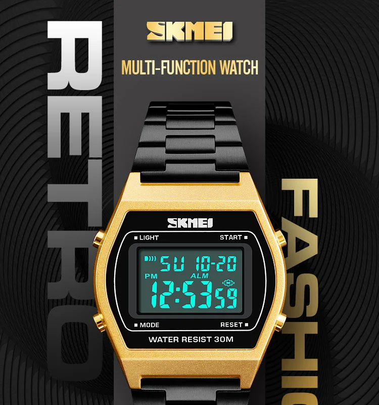 SKMEI Outdoor Sports Digital Electronics Wristwatches For Men Women Fashion Creative Watch Business Watches Relogio Masculino
