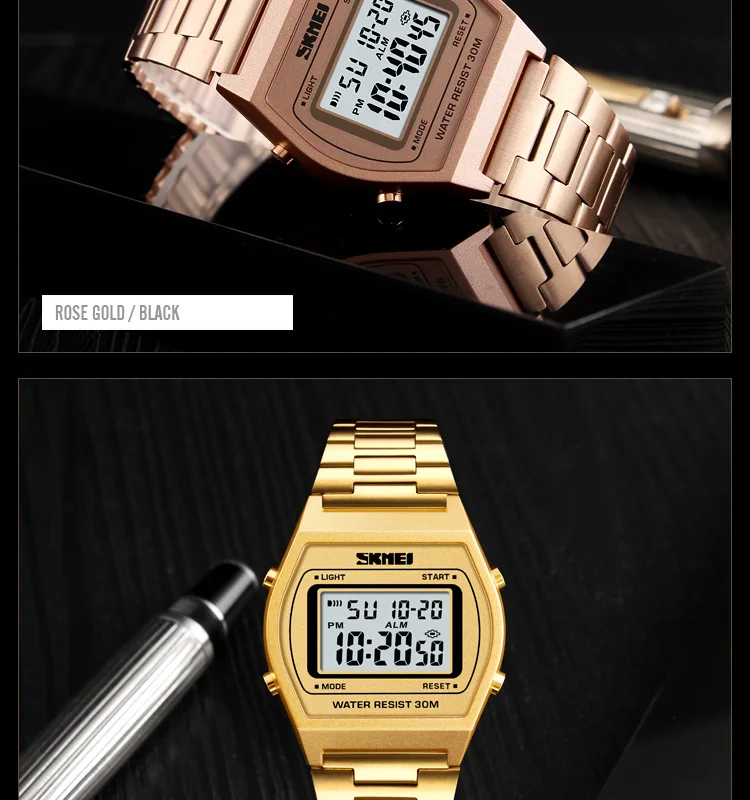 SKMEI Outdoor Sports Digital Electronics Wristwatches For Men Women Fashion Creative Watch Business Watches Relogio Masculino