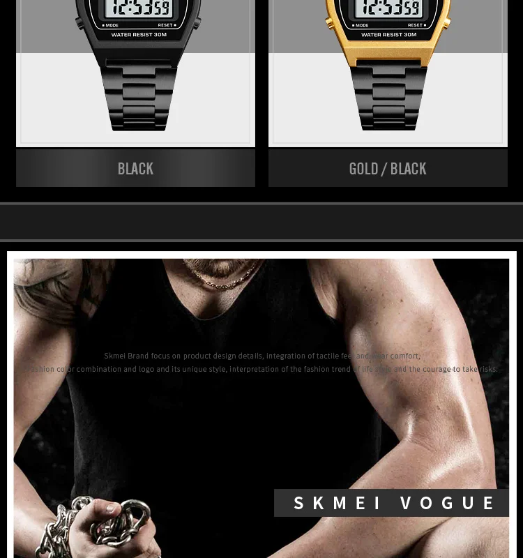 SKMEI Outdoor Sports Digital Electronics Wristwatches For Men Women Fashion Creative Watch Business Watches Relogio Masculino