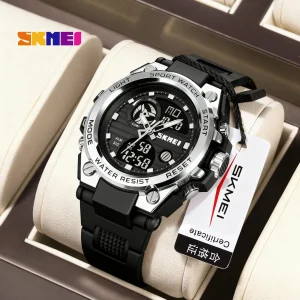 Skmei 2031 Multifunction Digital Sports Watch with Chronograph and Backlight (50M Waterproof)
