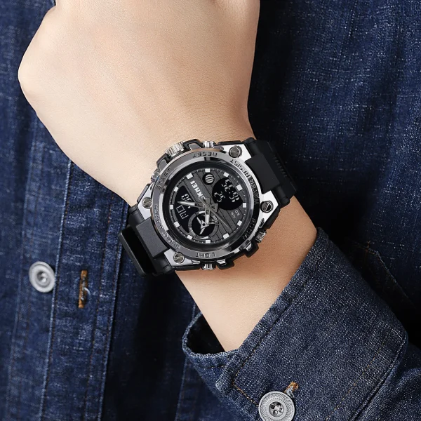 Skmei 2031 Multifunction Digital Sports Watch with Chronograph and Backlight (50M Waterproof) - Image 3