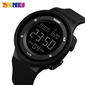 Skmei 1445 Digital Sports Watch with Countdown Timer and Alarm (50M Waterproof)