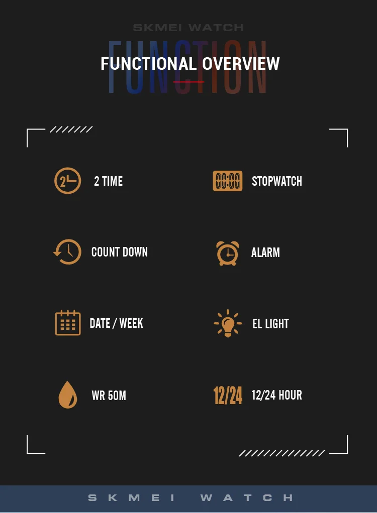 SKMEI Sports Countdown Digital Watch For Men Women Casual Alarm Clock Electronics Waterproof 2Time Wristwatch Relogio Masculino SKMEI Sports Countdown Digital Watch For Men Women Casual Alarm Clock Electronics Waterproof 2Time Wristwatch Relogio Masculino