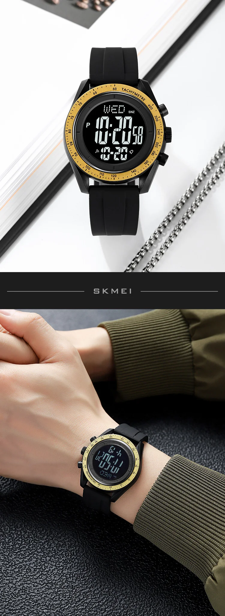 SKMEI Sports Countdown Digital Watches For Men Women Casual Alarm Clock Week Electronics Waterproof Wristwatch Relogio Masculino SKMEI Sports Countdown Digital Watches For Men Women Casual Alarm Clock Week Electronics Waterproof Wristwatch Relogio Masculino