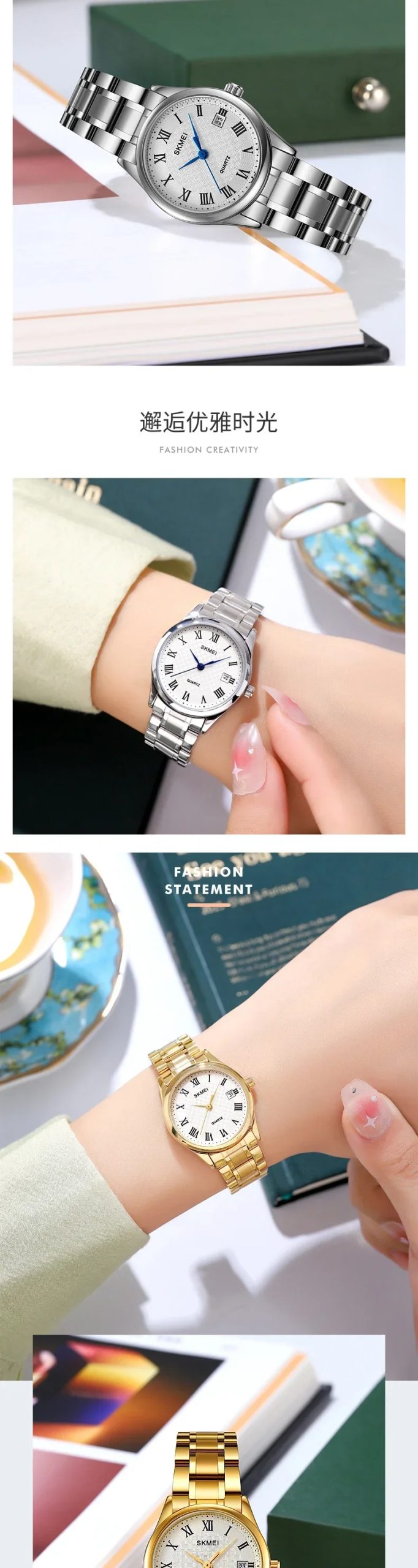 SKMEI 2178 Casual Rhinestone Wristwatches Ladies Waterproof Girl Stainless Steel Luxury Quartz Watch for Women Reloj Mujer 1620 SKMEI 2178 Casual Rhinestone Wristwatches Ladies Waterproof Girl Stainless Steel Luxury Quartz Watch for Women Reloj Mujer 1620