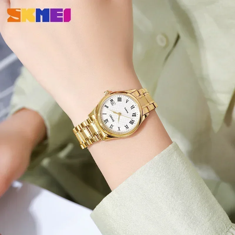 Skmei 2178 Elegant Rhinestone Casual Watch for Women with Stainless Steel Band (30M Waterproof) Skmei 2178 Elegant Rhinestone Casual Watch for Women with Stainless Steel Band (30M Waterproof) - Image 4