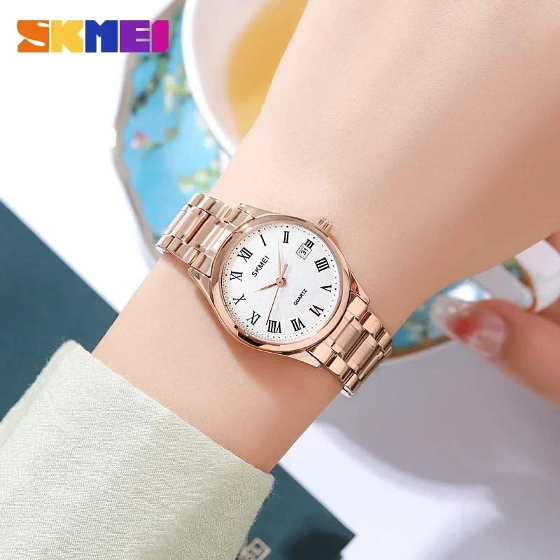Skmei 2178 Elegant Rhinestone Casual Watch for Women with Stainless Steel Band (30M Waterproof) Skmei 2178 Elegant Rhinestone Casual Watch for Women with Stainless Steel Band (30M Waterproof) - Image 5