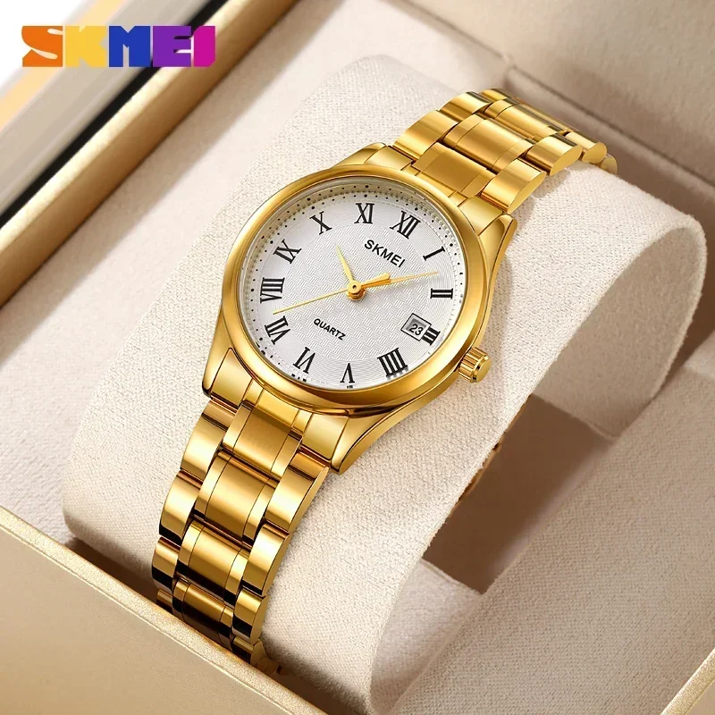 Skmei 2178 Elegant Rhinestone Casual Watch for Women with Stainless Steel Band (30M Waterproof) Skmei 2178 Elegant Rhinestone Casual Watch for Women with Stainless Steel Band (30M Waterproof) - Image 2