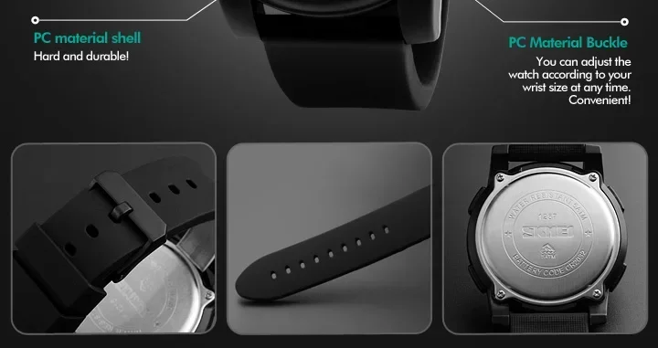 SKMEI 1257 Military Sport Digital Watch for Men LED Display Waterproof Electronics Mens Wristwatch Alarm Clock 1142 Reloj Hombre SKMEI 1257 Military Sport Digital Watch for Men LED Display Waterproof Electronics Mens Wristwatch Alarm Clock 1142 Reloj Hombre