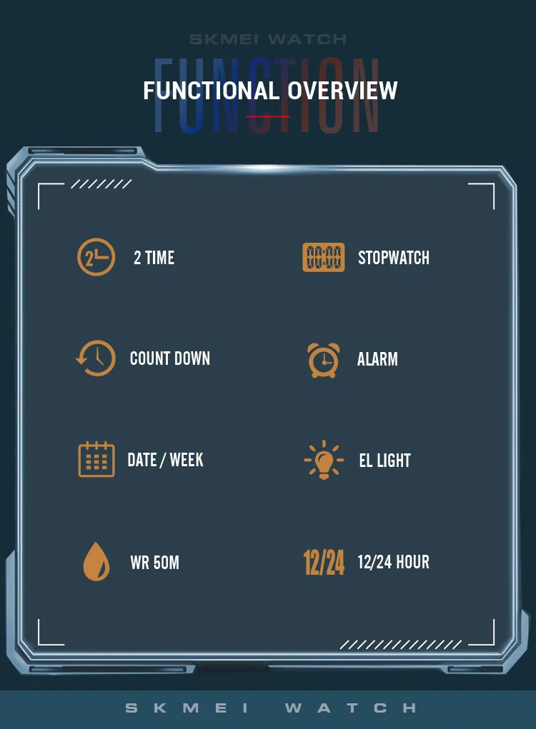 SKMEI 2456 Military Digital Watch for Men Retro Sport Waterproof Mens Electronic Wristwatch LED Display Clock 1988 Reloj Hombre SKMEI 2456 Military Digital Watch for Men Retro Sport Waterproof Mens Electronic Wristwatch LED Display Clock 1988 Reloj Hombre