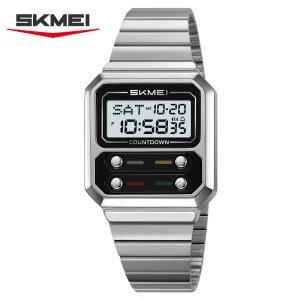 Skmei 2448 Multifunctional Digital Sports Watch for Men with Dual Time and Countdown (30M Waterproof)