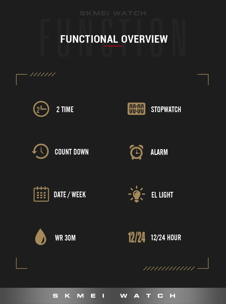 SKMEI 2448 Luxury Stainless Steel Digital Watch for Men Waterproof Countdown Shockproof Mens Wristwatches Relojes Para Hombre SKMEI 2448 Luxury Stainless Steel Digital Watch for Men Waterproof Countdown Shockproof Mens Wristwatches Relojes Para Hombre