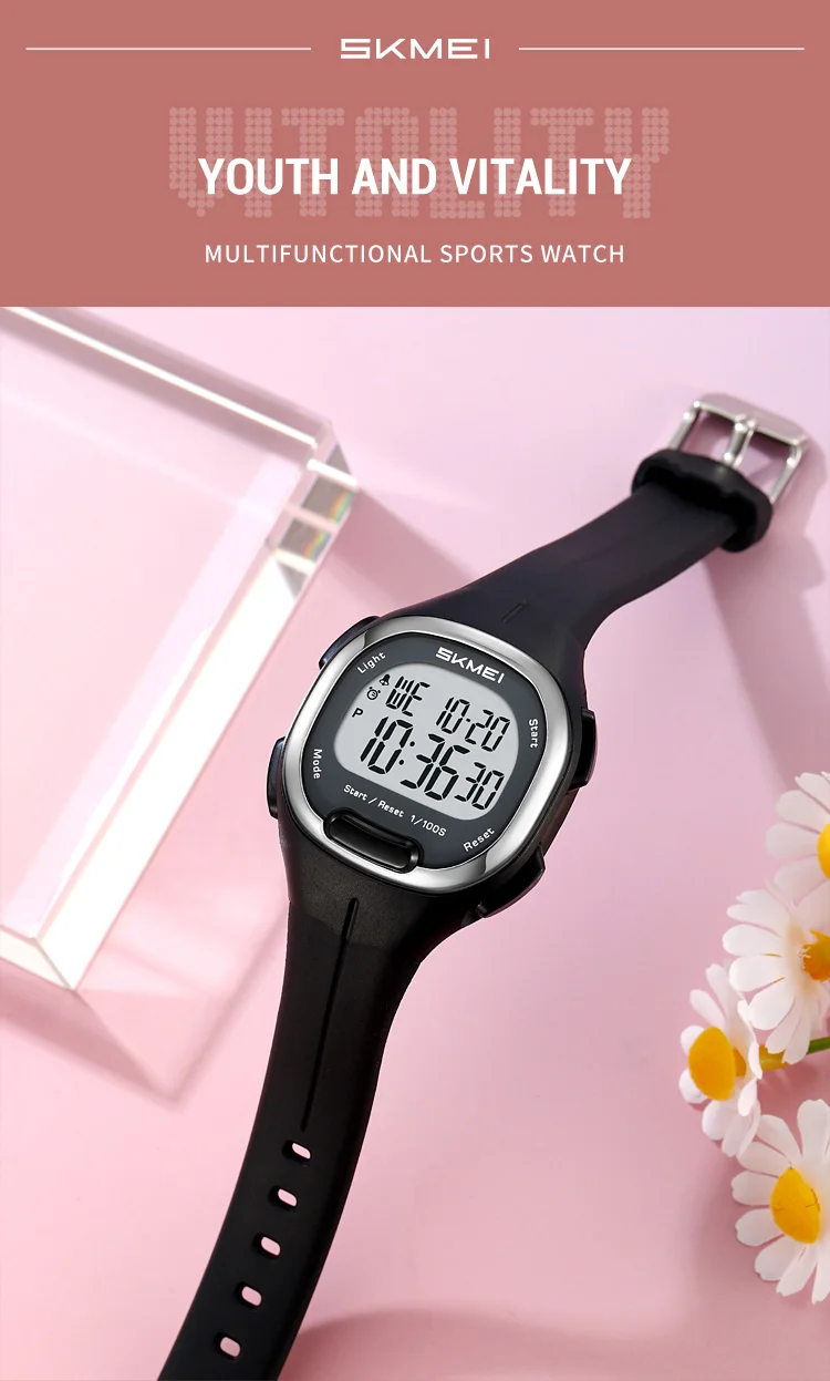 SKMEI 2457 Luxury Digital Womens Wristwatches Stopwatch Lady LED Display Waterproof Shockproof Countdown Watches for Women 2094 SKMEI 2457 Luxury Digital Womens Wristwatches Stopwatch Lady LED Display Waterproof Shockproof Countdown Watches for Women 2094