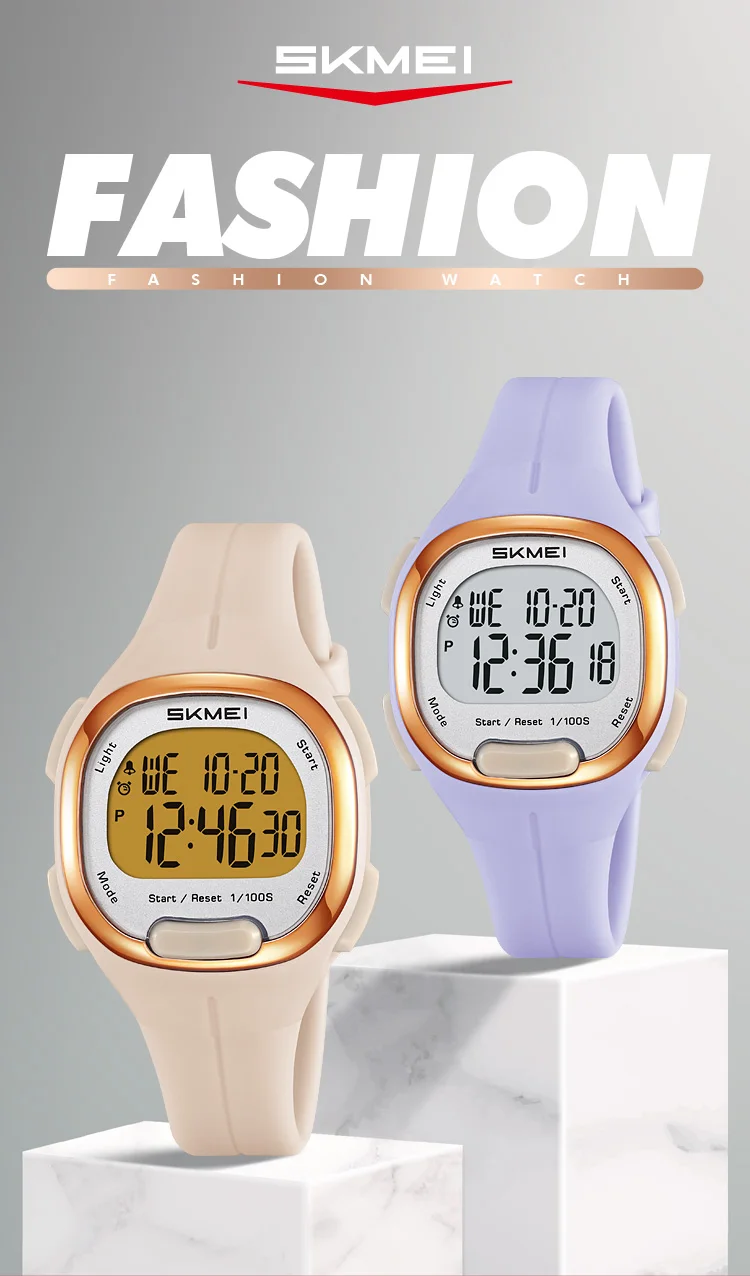 SKMEI 2457 Luxury Digital Womens Wristwatches Stopwatch Lady LED Display Waterproof Shockproof Countdown Watches for Women 2094 SKMEI 2457 Luxury Digital Womens Wristwatches Stopwatch Lady LED Display Waterproof Shockproof Countdown Watches for Women 2094