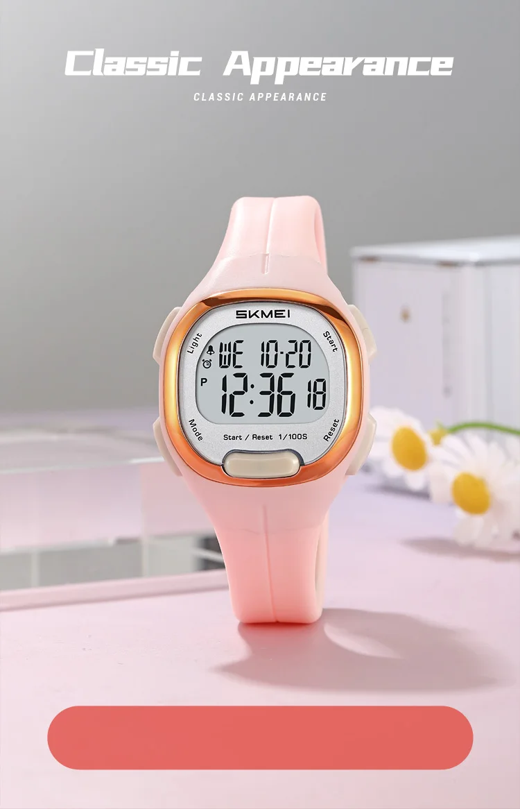 SKMEI 2457 Luxury Digital Womens Wristwatches Stopwatch Lady LED Display Waterproof Shockproof Countdown Watches for Women 2094 SKMEI 2457 Luxury Digital Womens Wristwatches Stopwatch Lady LED Display Waterproof Shockproof Countdown Watches for Women 2094